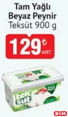 TEKSÜT TAM YAĞLI BEYAZ PEYNİR 900 G